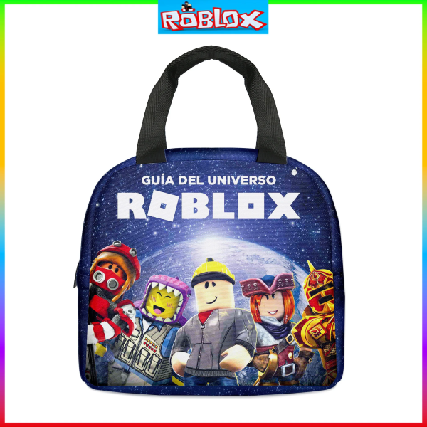 Roblox Lunchväska Skolstudenter Lunchboxväska Case Primär- och mellanstadieelever Skolväska Pojkar Flickor Anime Cartoon 8