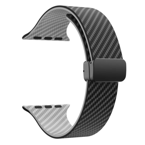 Magnetic D Folding Band För Apple Watch series 8 ultra 49mm 45mm 41mm Watchband 44mm 40m 42mm 38mm iWatch serie 7 6 se 5 C Black gray 42 44 45 49mm