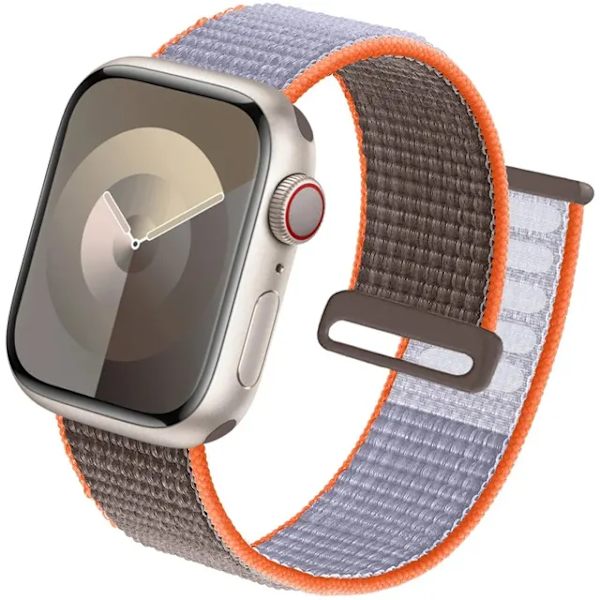 Sportrem för Apple Watch Band 44 mm 40 mm 49 mm 45 mm 41 mm 42 mm 38 mm Nylon Correa iwatch ultra 2 Series 9 8 se 7 6 5 4 3 55 Vitamin C 38mm-40mm-41mm