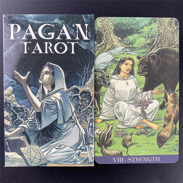 Tarotkort 78 st Tarot Of Pagan All English Tarot Brädspel Tarot D 44PCS TS16 none