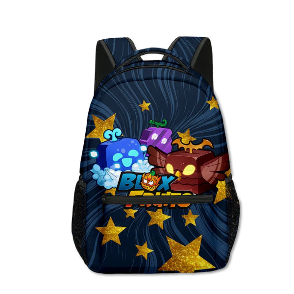 3D Ny produkt ROBLOX Game Blox Fruits Student Mode Trend Ryggsäck Tecknad Stor kapacitet Axlar Utomhusväska Skolväska pencil case-2