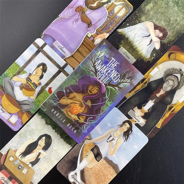 Högkvalitativa orakelkort engelsk version tarotlek med guidebok för spådomssägande stöd för dropshipping 50pcs ts72