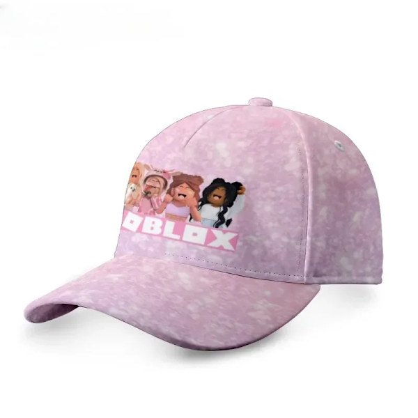 3D Nytt spel ROBLOX Hatt Baseball Cap Printed Peaked Cap Solhatt Helt printed Vuxna Pojkar Flickor Anime Kawaii Cartoon A