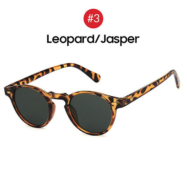 Vivibee Herrmode 2023 Ovala Små Solglasögon Klar Klassiska Uv400 Solglasögon Trender För 2019 Transparenta nyanser För Dam 3 Leopard Jasper As Picture
