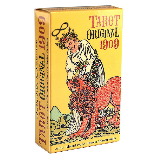 Nya Tarotkortlek Engelska klassiska tarottarotkort för spådomar Personligt bruk Tarotdäck Light Grey none