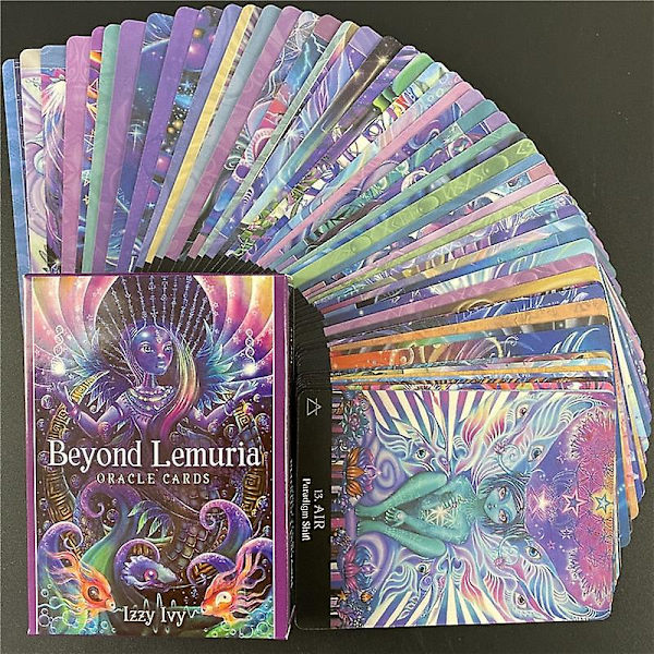 Beyond lemuria oracle tarot kortlek spel familjefest spela underhållning i fabrikspris 58pcs tt22 none