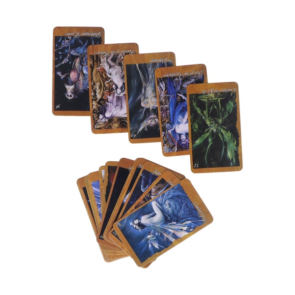Engelsk version Bestruket papper Tarotkort för spådomar och brädspel null none