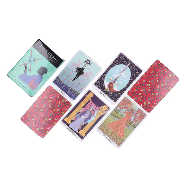 True Heart Intuitive Tarot Cards Deck - 78st Klassisk självutveckling Coaching Tarot null none