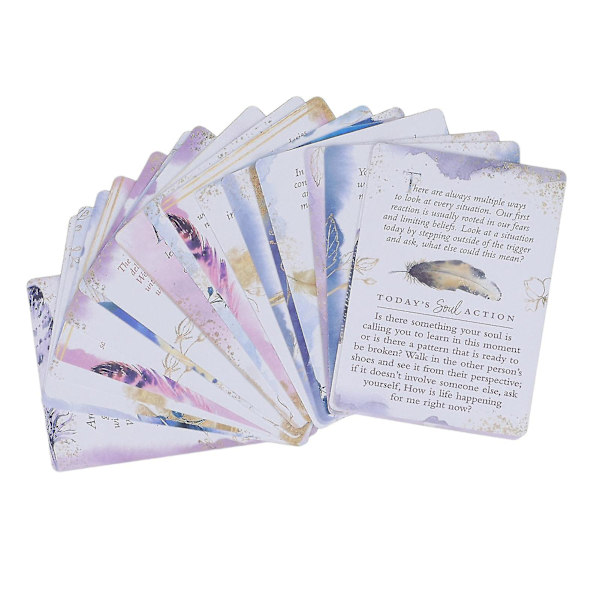 Self Awareness Tarot Card Deck - Portabel för semesterfester och andlig vägledning null none