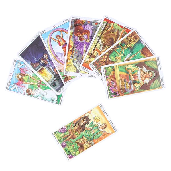 Tarotkort - Årets hjul hologram Paper Divination Spelkort null none