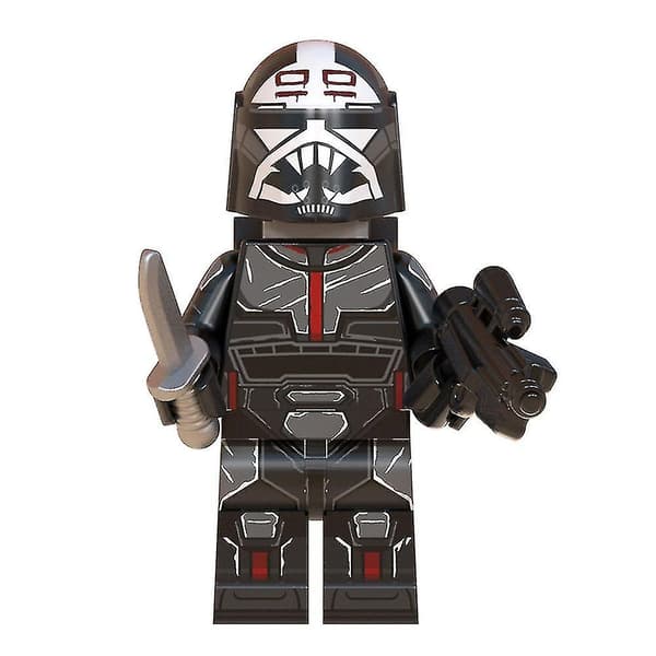 8 st/ set Star Wars Rex figur monterad minibyggkloss Actionfigurer Leksak Barn Present null none