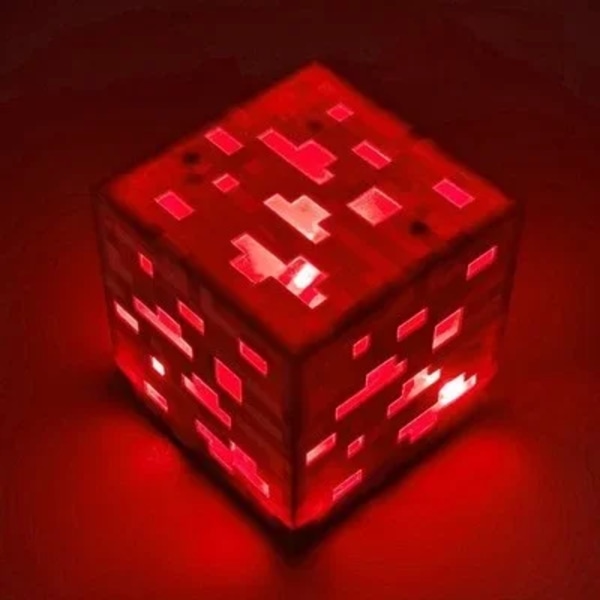 NYTT minecraft Steve Light Up creeper LED Night desktop Light Luminous Toys creeper modell Toy Torch Handhållen&Väggfäste barngåva red