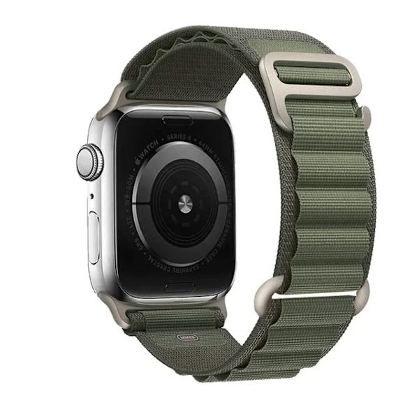 Lämplig för äpplen Alpine loop band för Apple Watch Armband 49mm 44mm 40mm 45mm 41mm 42mm 38mm 40 44 45 mm armband iWatch Ultra series 7 6 5 green 42mm 44mm 45mm 49mm