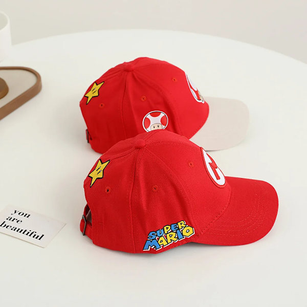 Doitbest 2024 Barn Baseball Cap Sommar Hip Hop Mario Tecknad Höst Barn Sol Hattar Pojkar Flickor Kepsar Snapback Gorras Peaked Hat style 7 2 to 7 years old