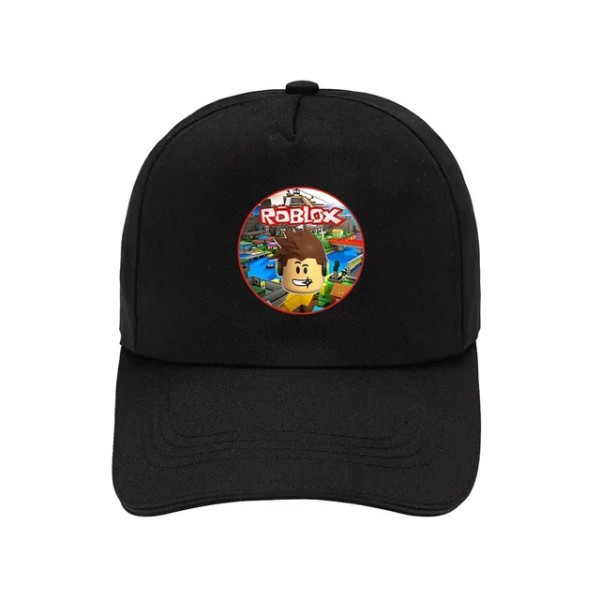 Roblox Hat Black Powder Baseball Cap Game Perifer Cap Student Koreansk version av The Sun Hat Baseball Cap för män och kvinnor 7