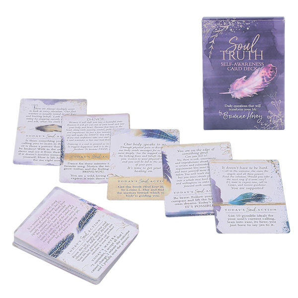 Self Awareness Tarot Card Deck - Portabel för semesterfester och andlig vägledning null none