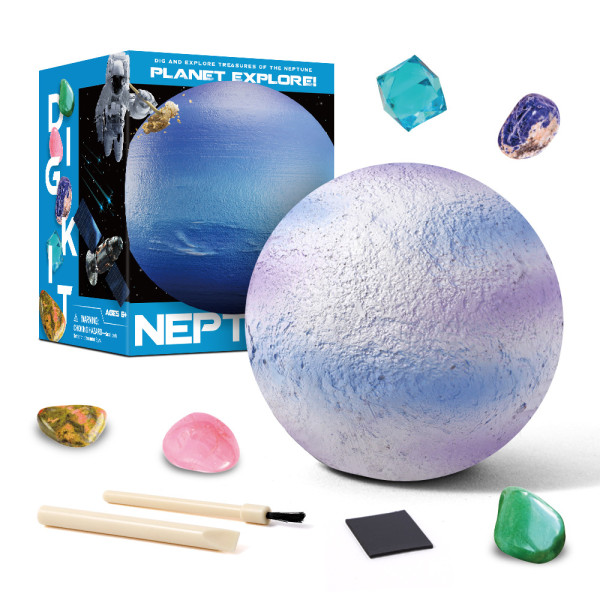 Åtta planeter utforskar ädelstensgrävande arkeologiska leksaker Neptune