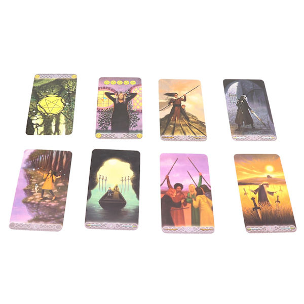 Divination Tarot Card Game - Interaktivt familjebrädspel med spelkort för koppartryckpapper null none