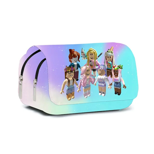 ROBLOX Virtual World Primary Secondary School Skolväska Ryggsäck Mochila Ryggsäck kawaii Cartoon Presents Skolväska Mochila Pen case-06