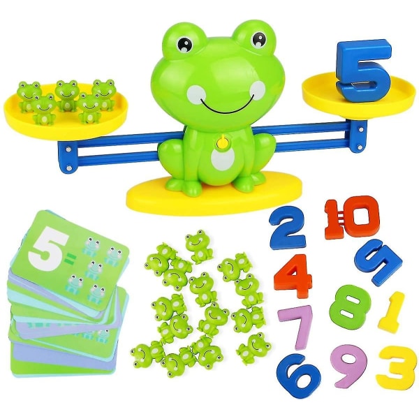 Cool mattespel, groda Balansräkning Leksaker för pojkar och flickor Pedagogisk nummer leksak Rolig barngåva Lärande Ålder 3+ null none