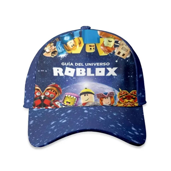 3D Nytt spel ROBLOX Hatt Baseball Cap Printed Peaked Cap Solhatt Helt printed Vuxna Pojkar Flickor Anime Kawaii Cartoon A