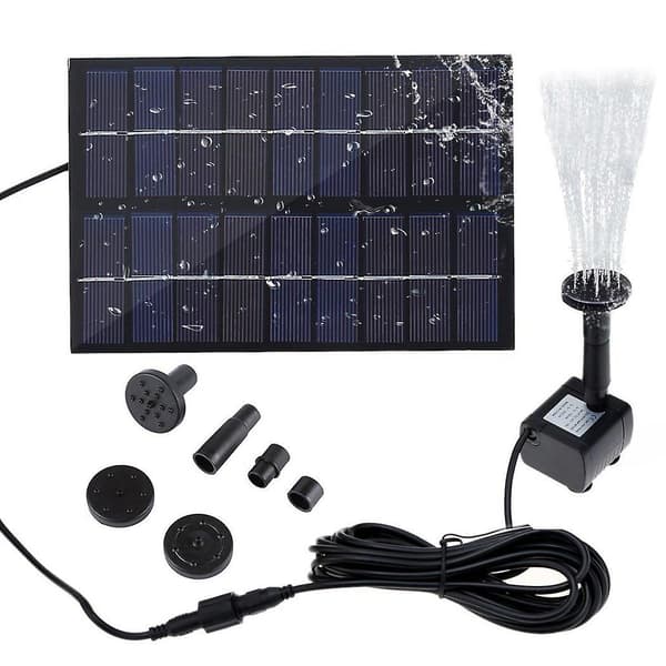 1,8w set, dränkbar utomhusfontänpump null none