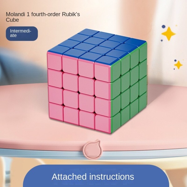 Barns pedagogiska leksaker Morandi fjärde ordningens Rubiks kub