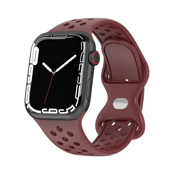 Lämplig för äpplen Rem För Apple Watch Band 49mm 44mm 45mm 42mm 41mm 38mm 40mm correa Silikon sportarmband iwatch 8 SE 7 6 5 Ultra 49 WR 38 40 41mm
