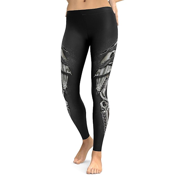 Sportsyogabyxor för kvinnor, Stretch Skinny Sportsyogabyxor S-xl L