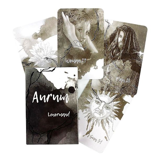 Scrying ink lenormand kortlek orakelkort familjefestspel spådomsspel tarotlek Mts10