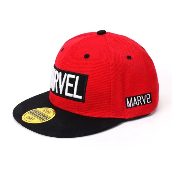 2023 Disney Spiderman Cartoon Baby Hat Barn Baseball Cap Pojke Flicka Marvel Kepsar Snapback Hip Hop Barn Cap för toddler Justerbar 2-8Y red MARVEL