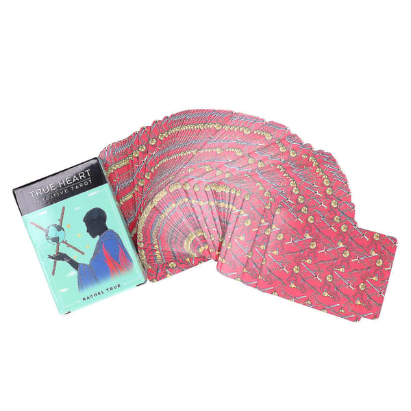True Heart Intuitive Tarot Cards Deck - 78st Klassisk självutveckling Coaching Tarot null none