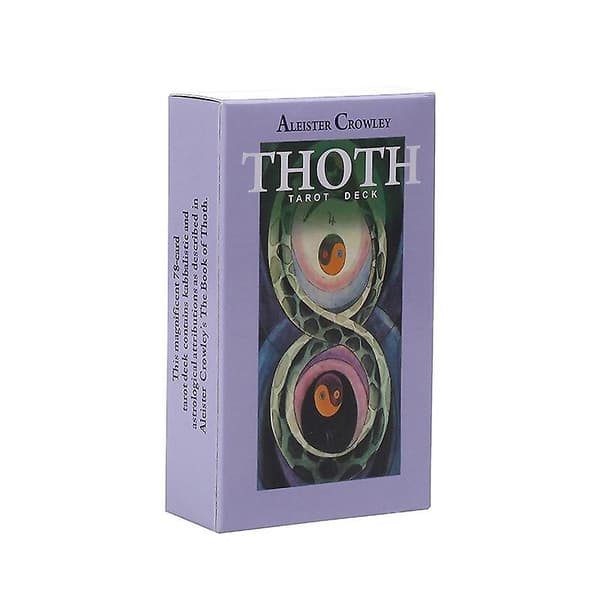 78st alester crowley thoth tarotdäck kort bräddäck spel palykort för festspel null none