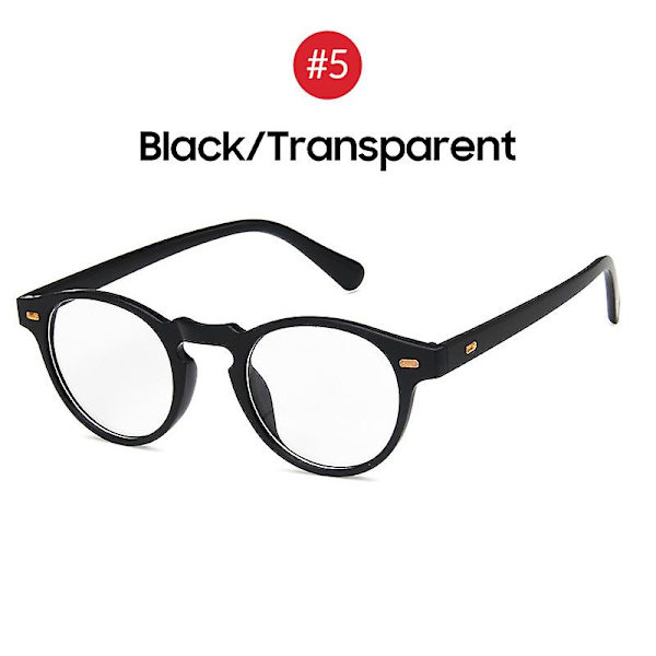 Vivibee Herrmode 2023 Ovala Små Solglasögon Klar Klassiska Uv400 Solglasögon Trender För 2019 Transparenta nyanser För Dam 5 Black Transparent As Picture