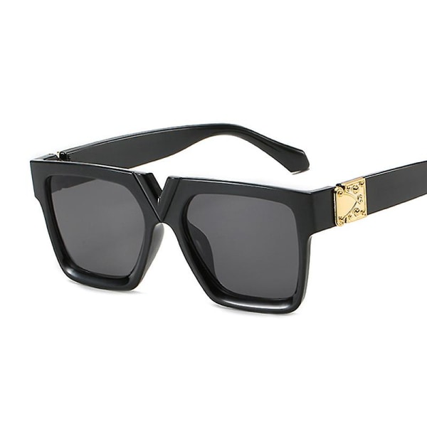 2023 Fyrkantiga solglasögon Kvinna Lyxmärke Resor Svarta rektangulära solglasögon Kvinnligt mode Retro Lunette De Soleil Femme Leopard Other