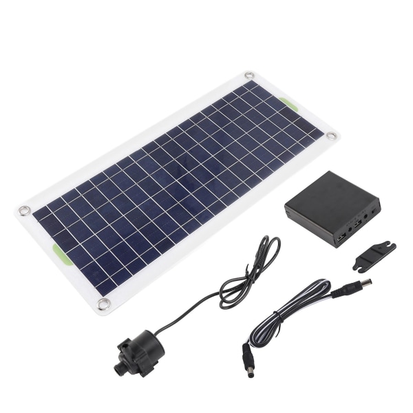 Solar vattenpump kit 30W polysilikon solpanel fontän pump kit för soldrivna fontän damm Hydroponics trädgårdar null none