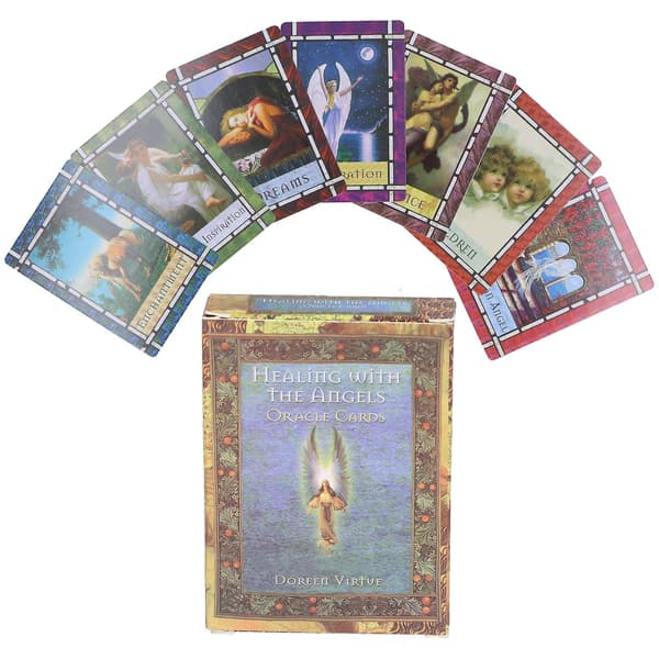 Engelsk version hologram papper tarotkort för interaktivt spådomsbrädspel null none