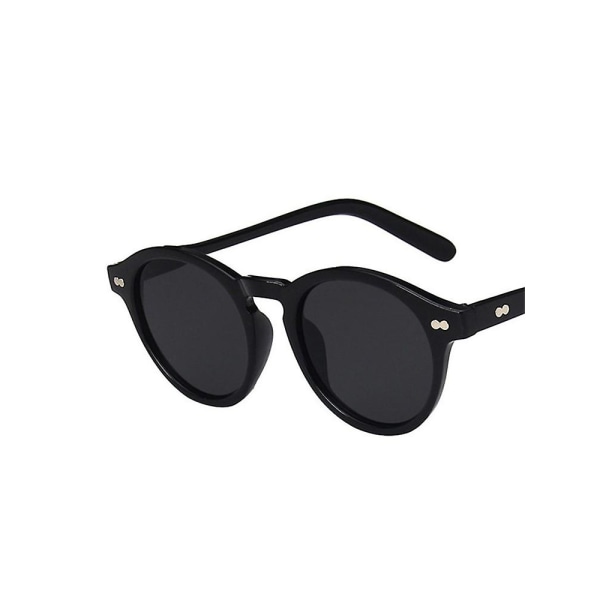 Retro mode solglasögon för män kvinnor vintage liten rund ram solglasögon gul lins Uv400 glasögon solglasögon glasögon 4 only 1 sunglasses