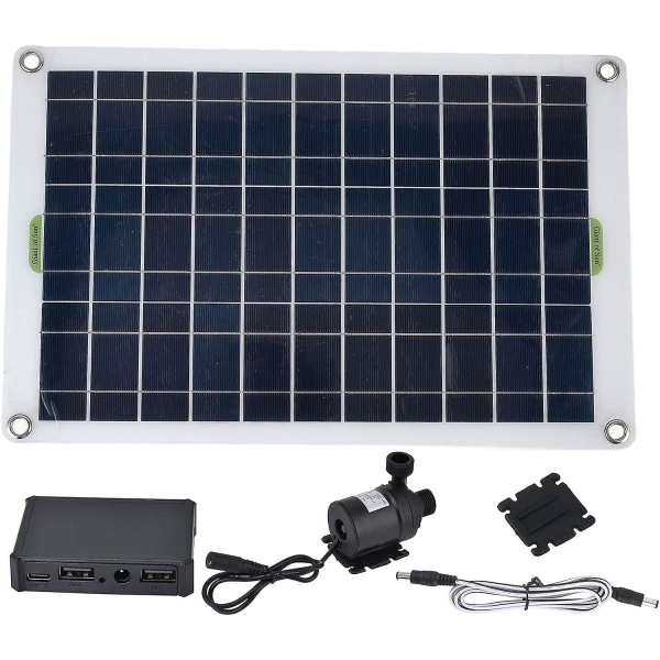 Solar Vattenpump Kit 50w Panel 800l/h 12v Lågt ljud DC Miljövänlig solpanel för soldriven fontän null none