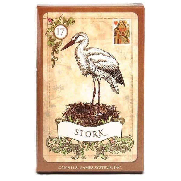 38st tarotbrädspelskort gammal stil Lenormand Oracle Poker present null none