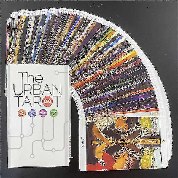 The Urban Tarot Cards Deck Prisma Visions Tarotcard Game 78 Cards With Guidebook Divination English Inspired Good Fairy Angel78st Tt26 null none