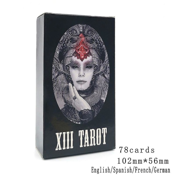 Tarotlek 78 Cards.new Tarot.spanish Tarot. Fransk tarot. Tyska Tarotspråk Tarot Engelska Tarot.tarotkort för nybörjare. Dark
