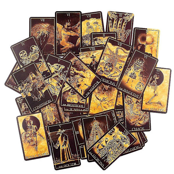 The Tarot Of Qedavian Tarot Card Tarot Deck Oracle Card Engelska Tarot Cards Kortspel Tarot Deck Brädspel för vuxna 1 none