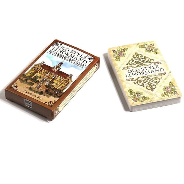 38st tarotbrädspelskort gammal stil Lenormand Oracle Poker present null none