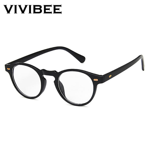 Vivibee Herrmode 2023 Ovala Små Solglasögon Klar Klassiska Uv400 Solglasögon Trender För 2019 Transparenta nyanser För Dam 2 Black Jasper As Picture