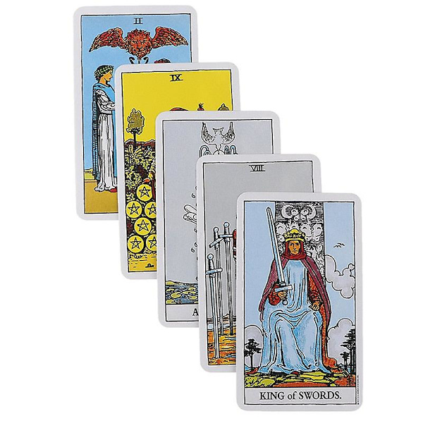 Nya heta sälja tarotkort för spådom personligt bruk tarotlek full engelsk version pdf guidebok 80pcs none
