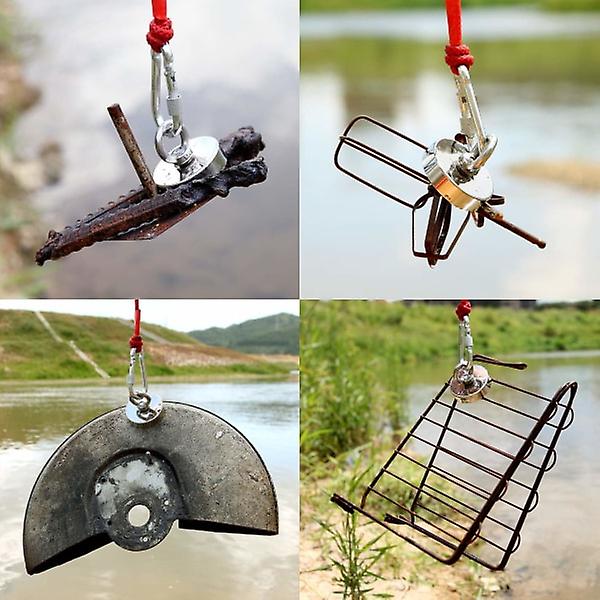 Neodymmagnet/fiskemagnet 150 kg med 10 meter rep och skyddshandtag null none