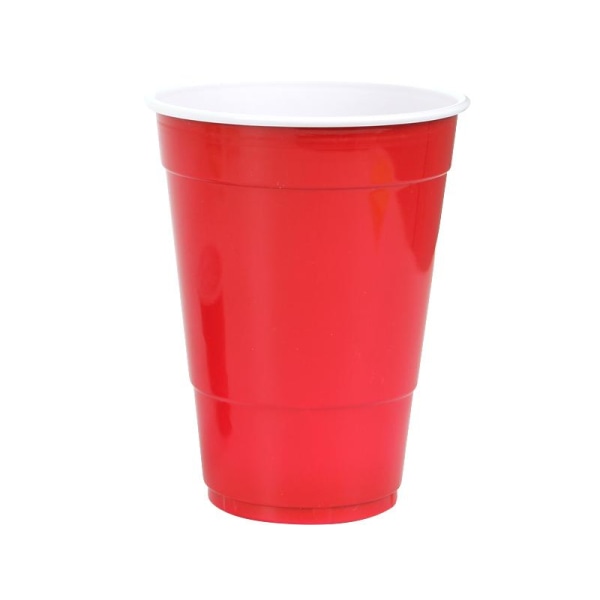 American Party Cups Original Röd (24st collegemuggar i plast) Röd