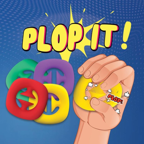 Plop it! - Pop it / Snap Fidget leksak i silicon Lila