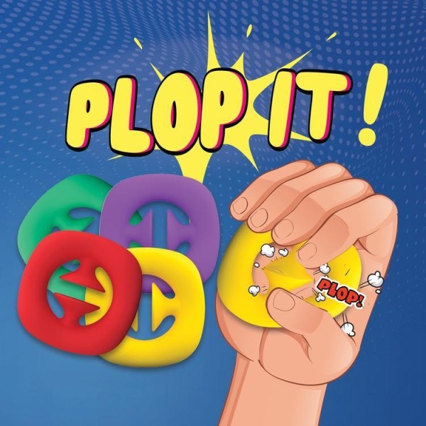 Lila Plop it Fidget Toy Gul